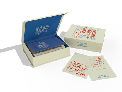 Literary Conversation Cards gift for book lovers and deep conversations